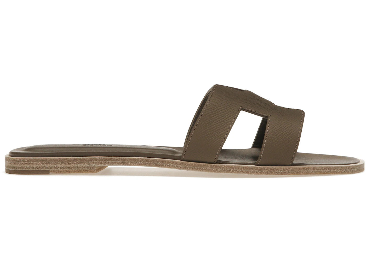 Hermes Oran Sandal Etoupe Epsom Leather