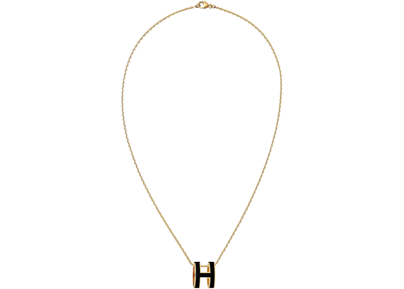 Hermes Mini Pop H Pendant Noir