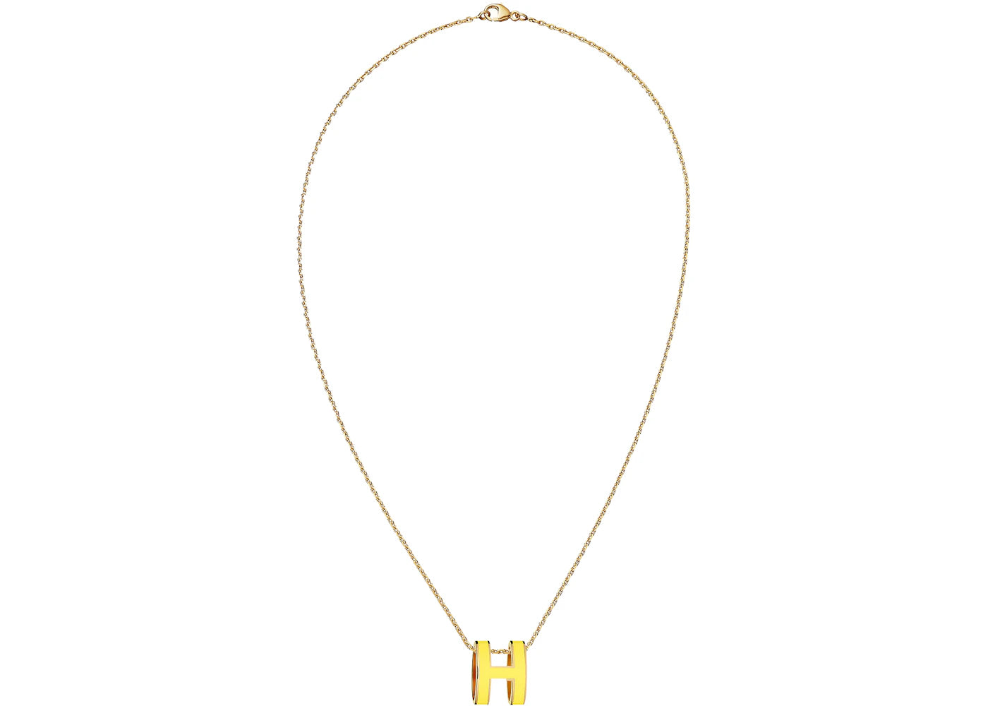 Hermes Pendant Pop H Mimosa Yellow