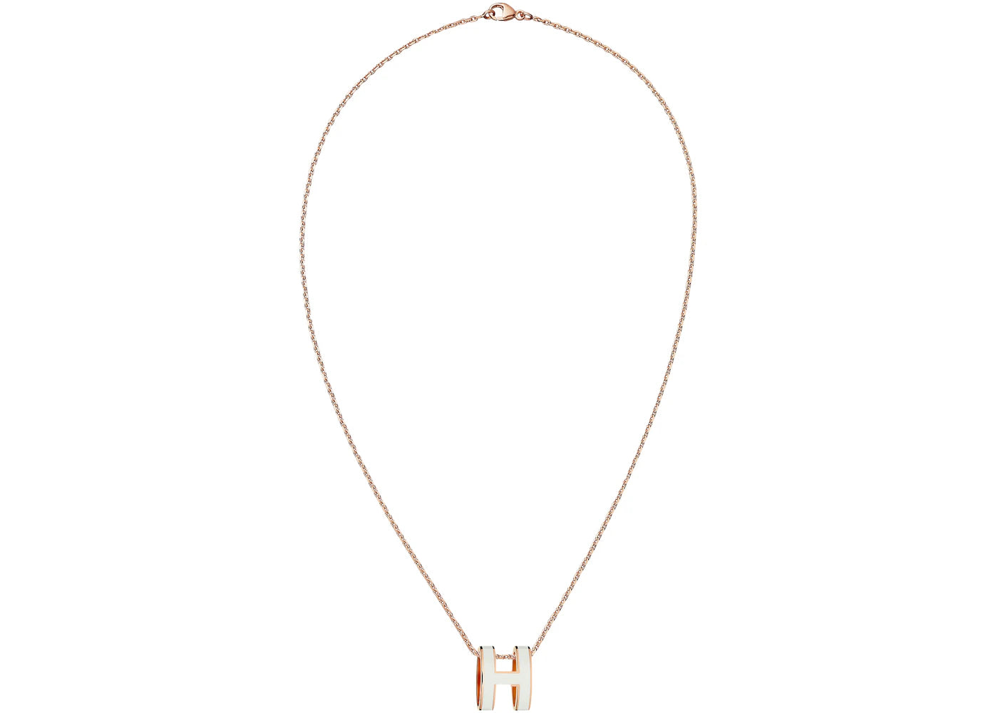 Hermes Pendant Pop H Blanc