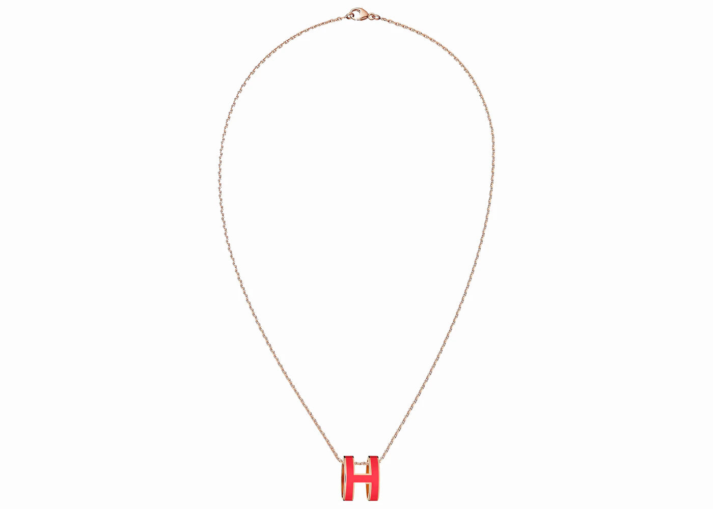 Hermes Pendant Pop H Rouge Corail