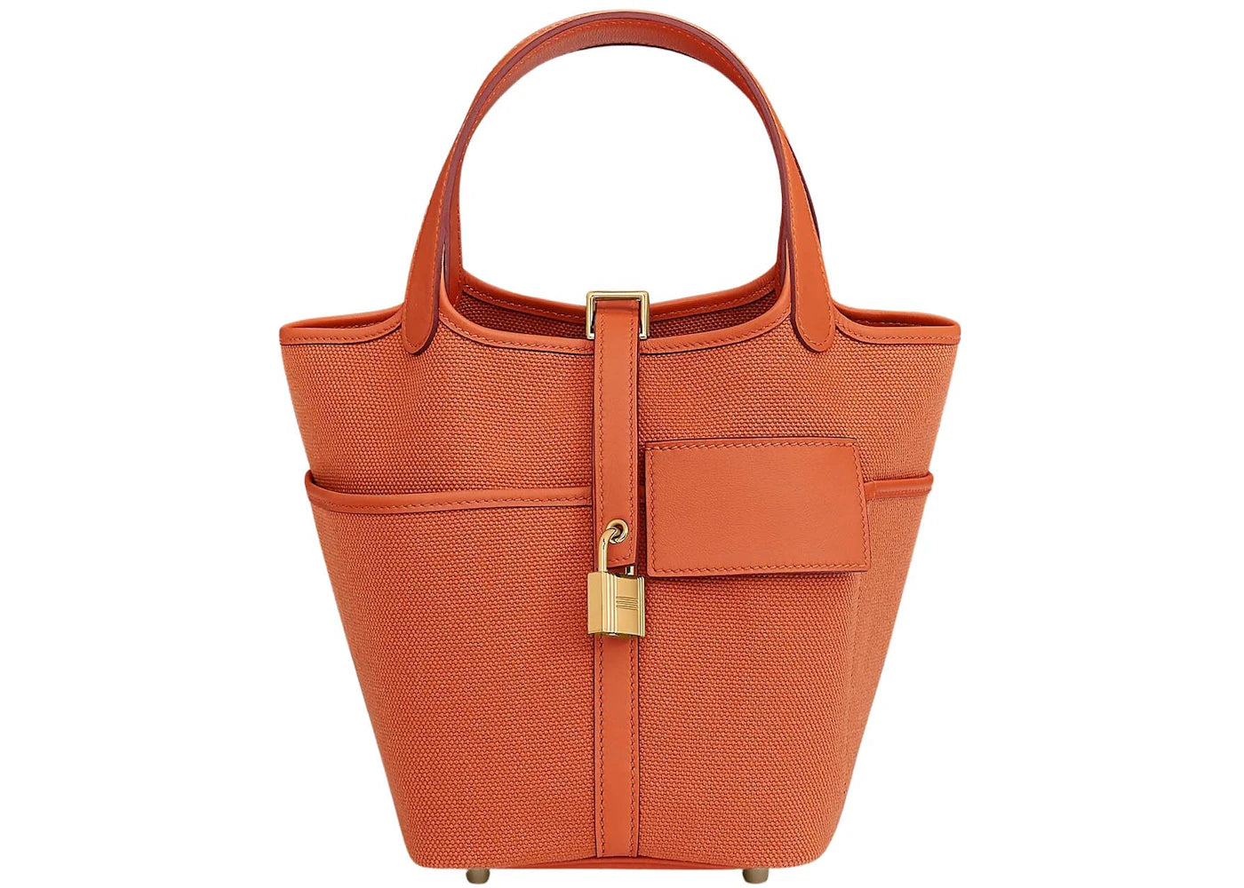 Hermes Picotin Lock 18 Pocket Bag Orange/Orange