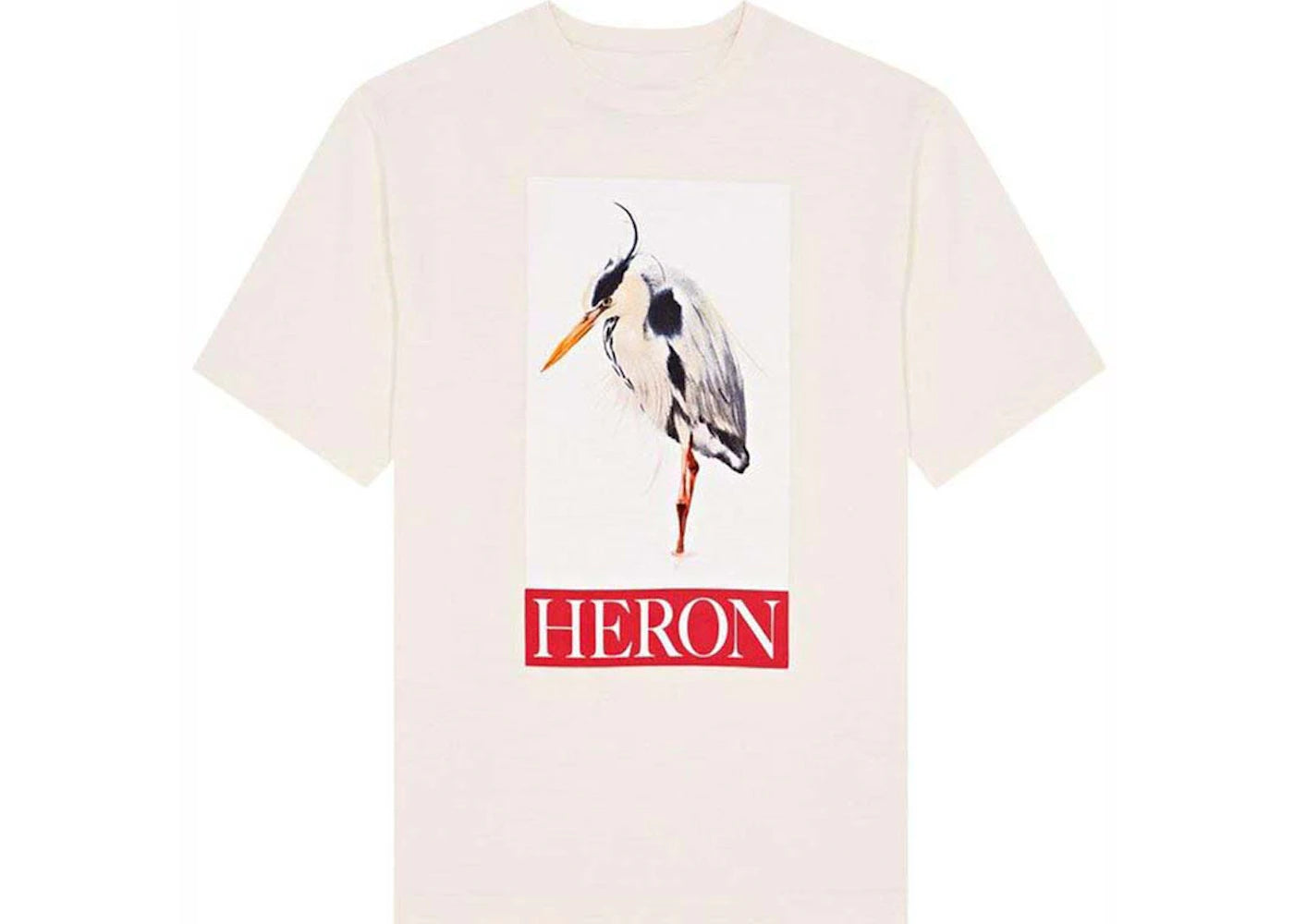Heron Preston Painted Heron Tee Ivory