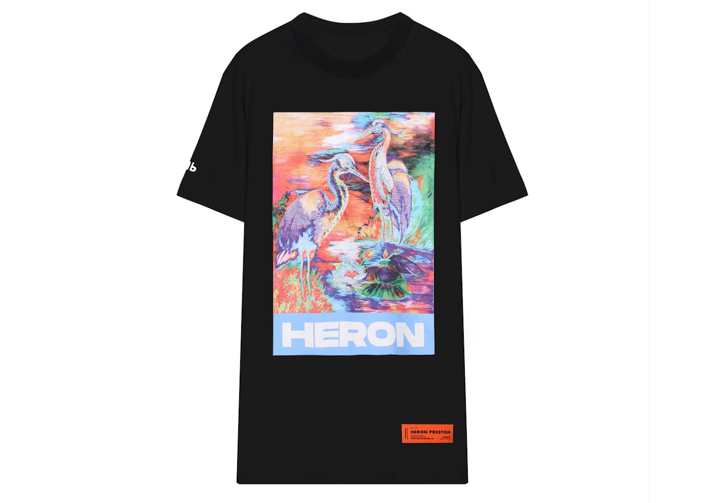 Heron Preston Print Oversized T-shirt Black