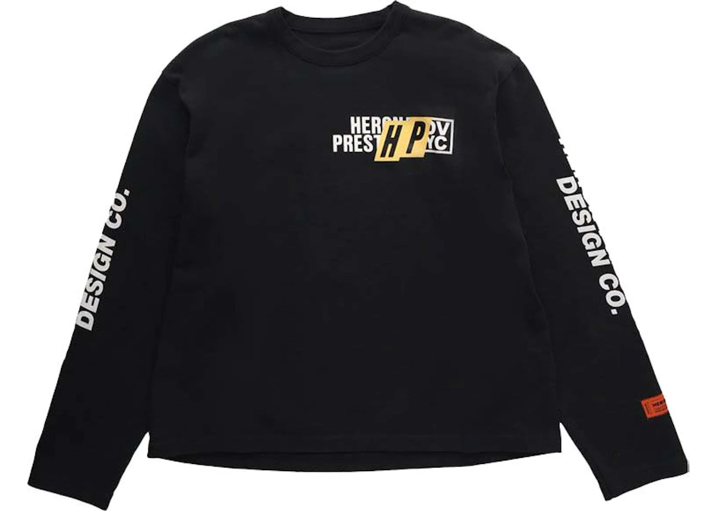 Heron Preston Real Estate LS Tee Black/White