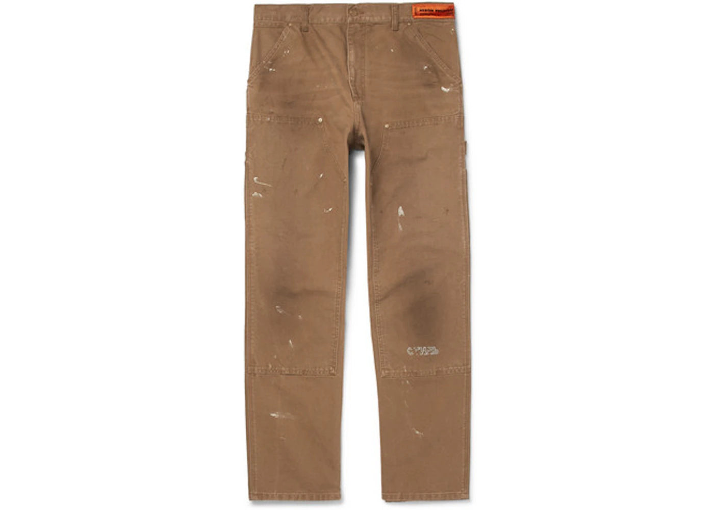 Heron Preston x Carhartt Canvas Work Pants Tan