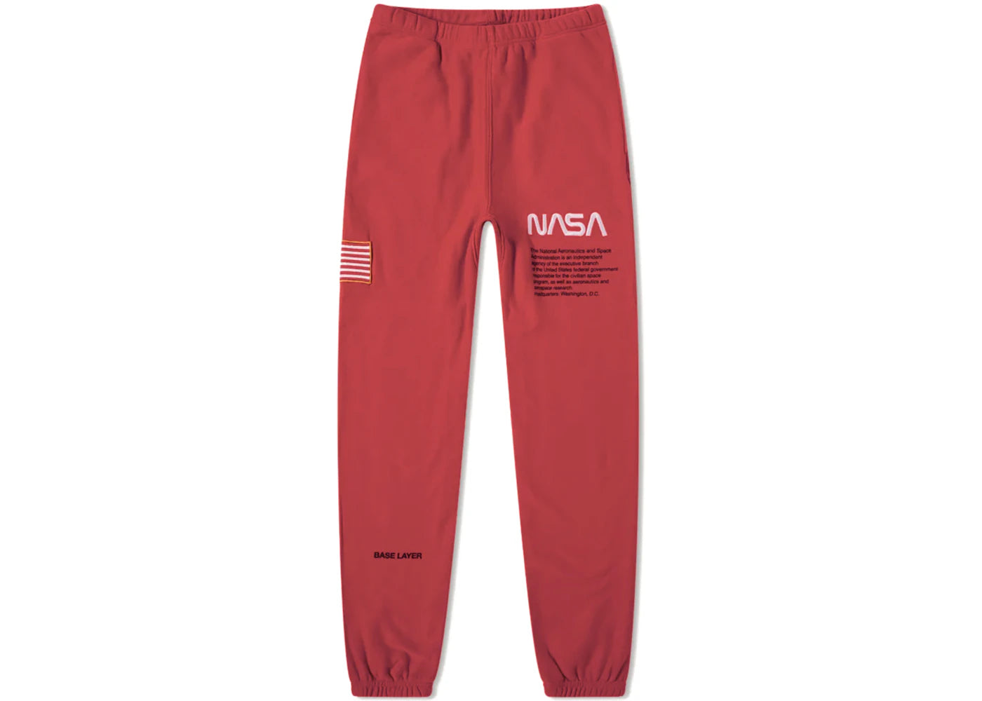Heron Preston x NASA Sweat Pants Red
