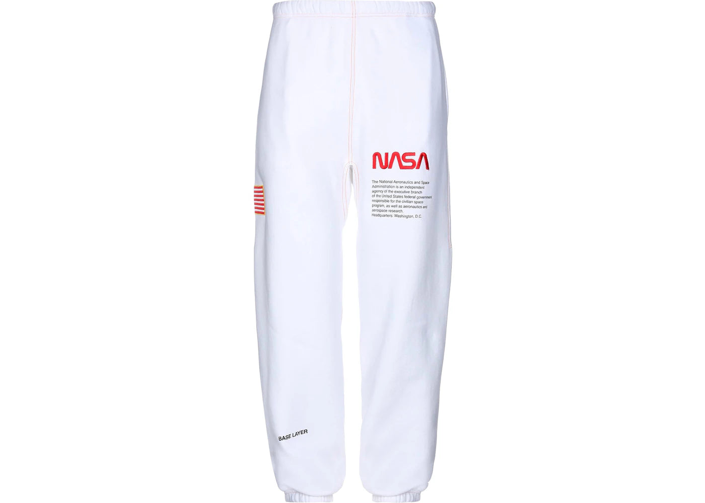 Heron Preston x NASA Sweat Pants White