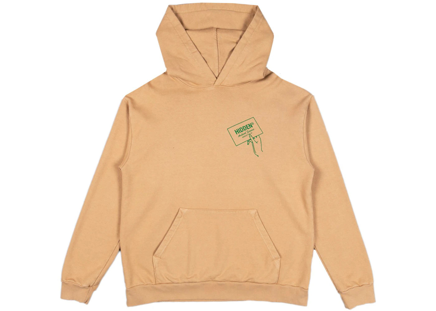 Hidden NY Archival Services Hoodie Tan
