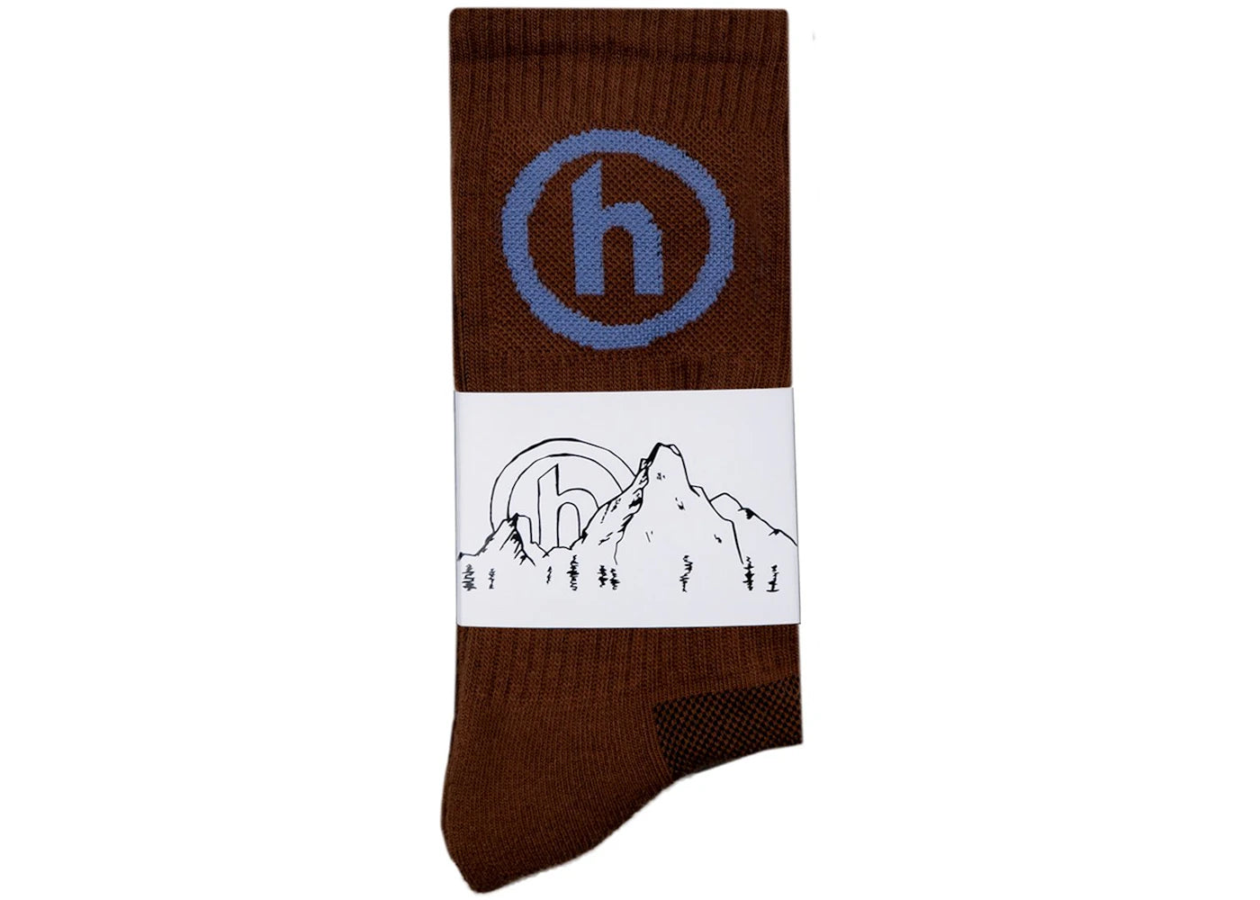 Hidden NY Crew Socks Brown