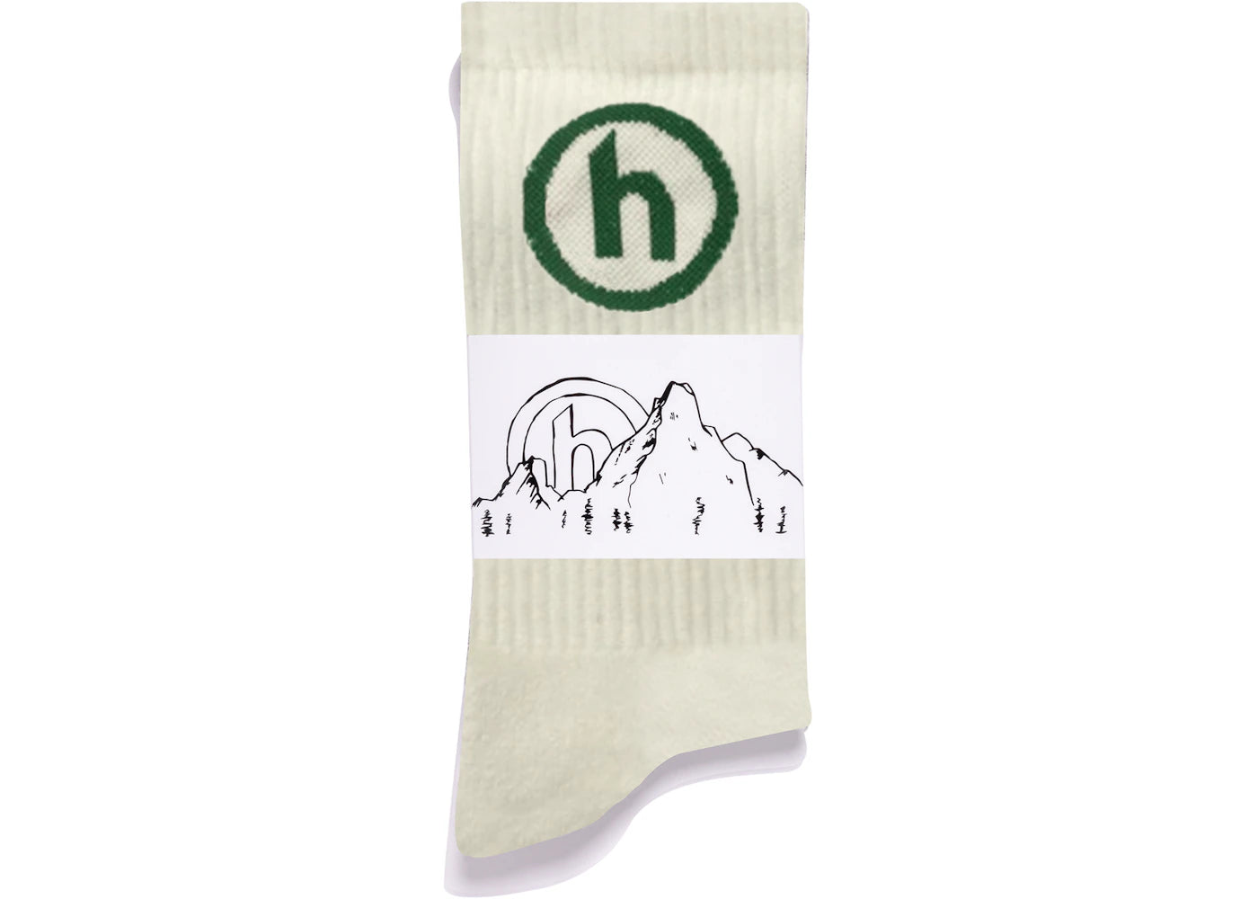 Hidden NY Crew Socks Cream