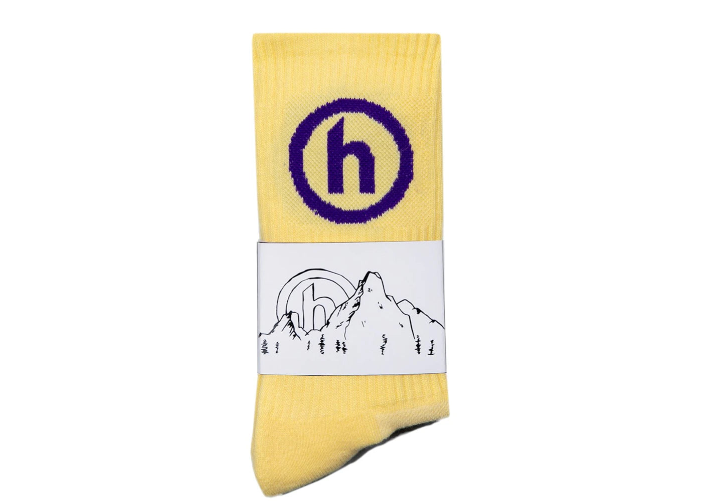 Hidden NY Crew Socks Yellow