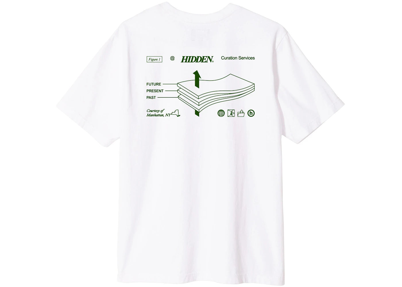 Hidden NY Grow Tee White