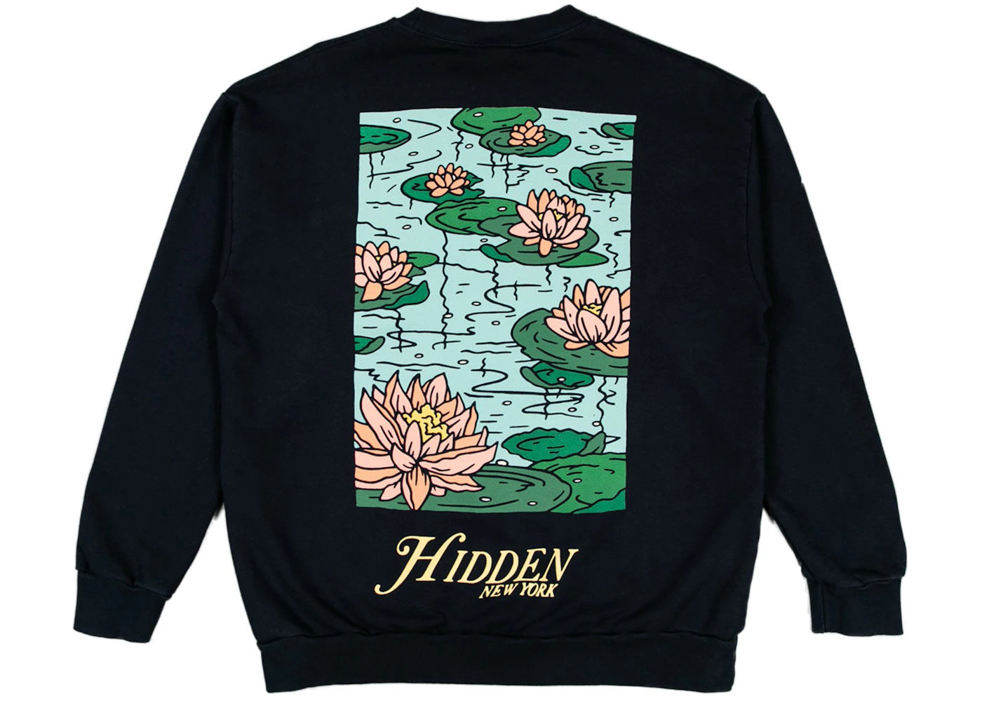 Hidden NY Lily Pad Crewneck Navy