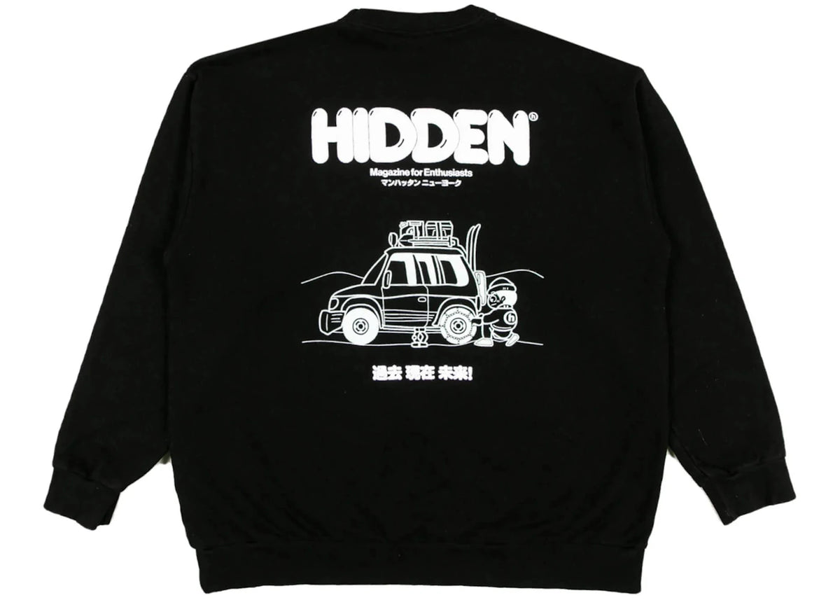 Hidden NY Masthead Crewneck Black