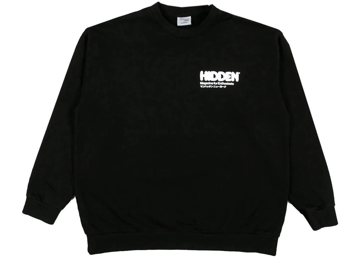 Hidden NY Masthead Crewneck Black
