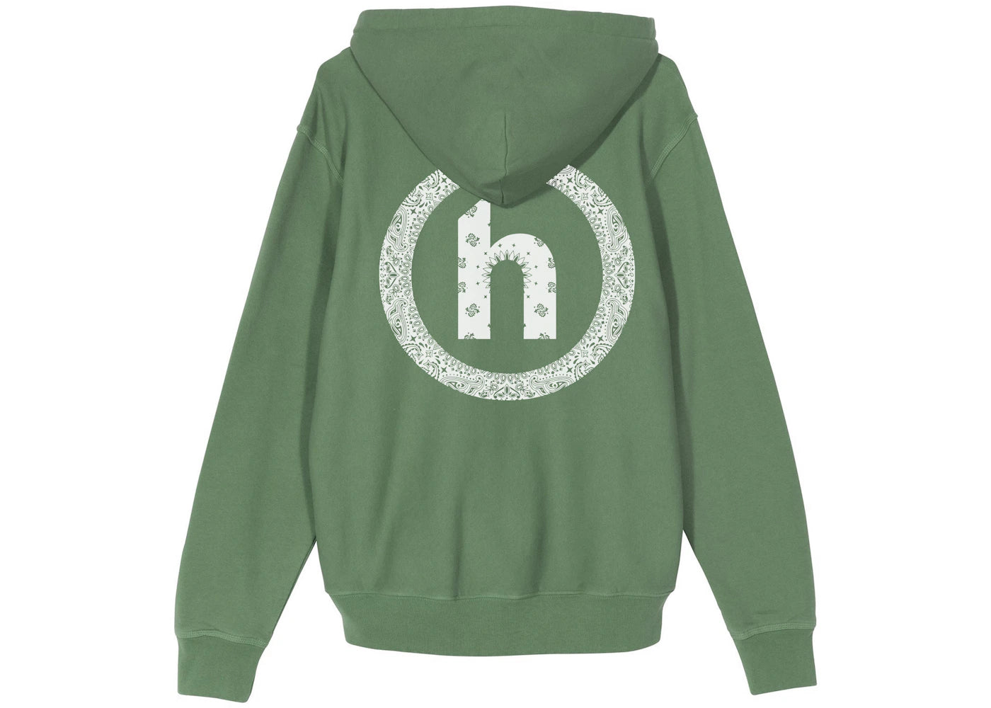 Hidden NY Paisley Hoodie Green