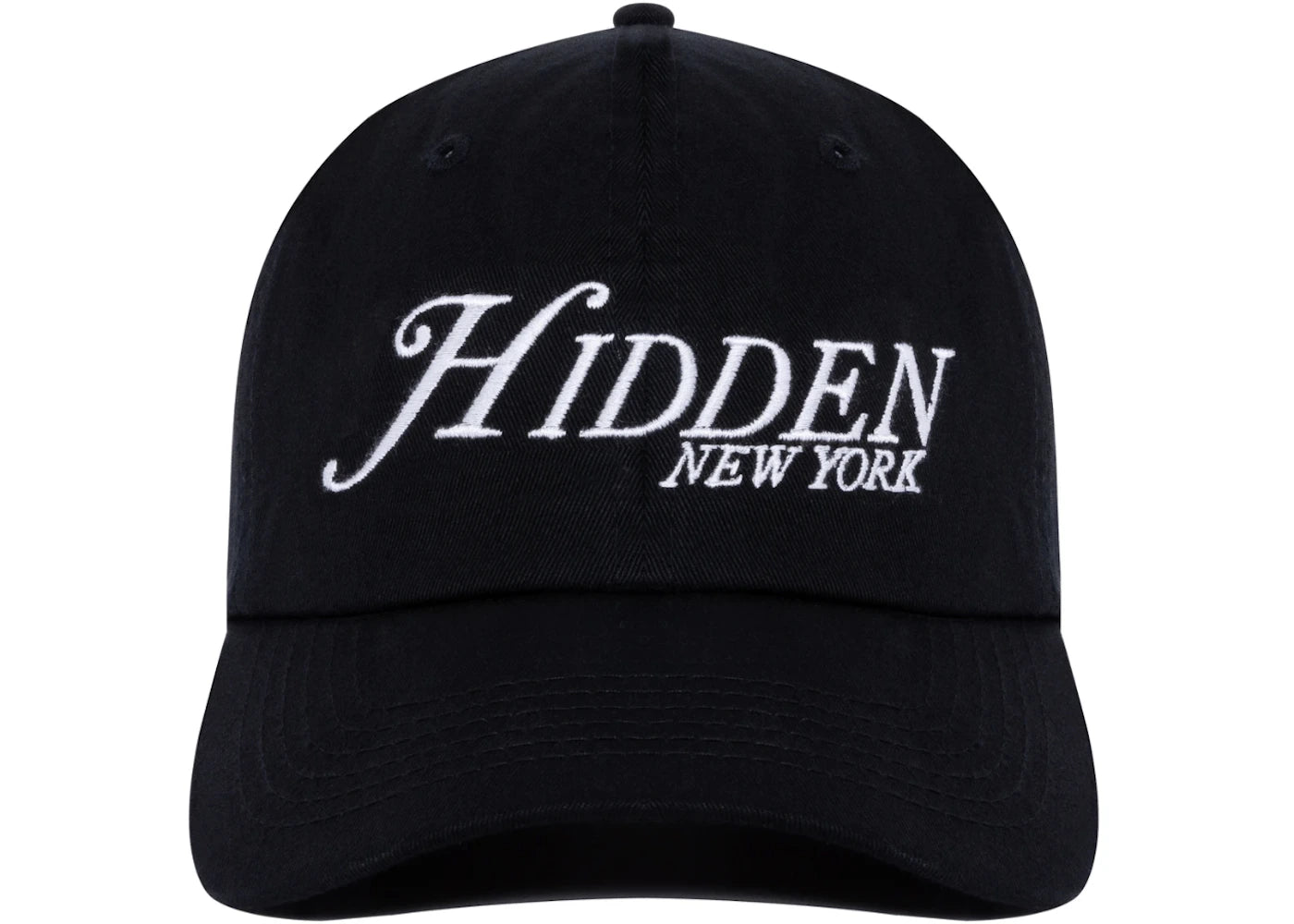 Hidden NY Script Hat Black – Side Kicks