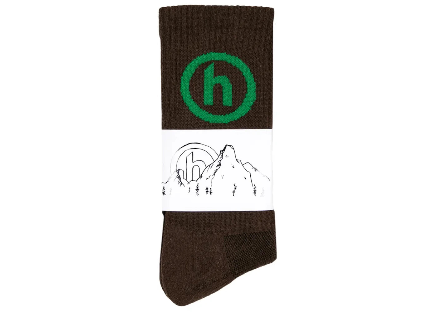 Hidden NY Socks Socks Brown/Green