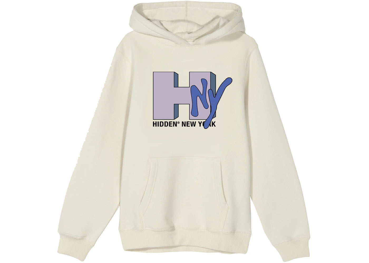Hidden NY TV Hoodie Natural