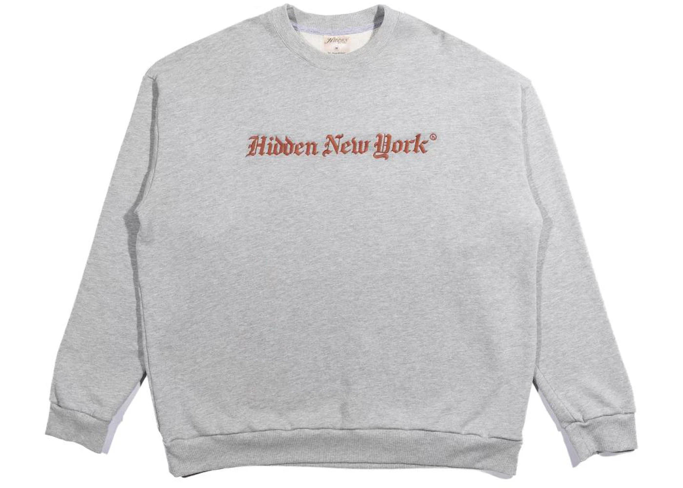 Hidden NY Times Crewneck Sweatshirt Heather Grey