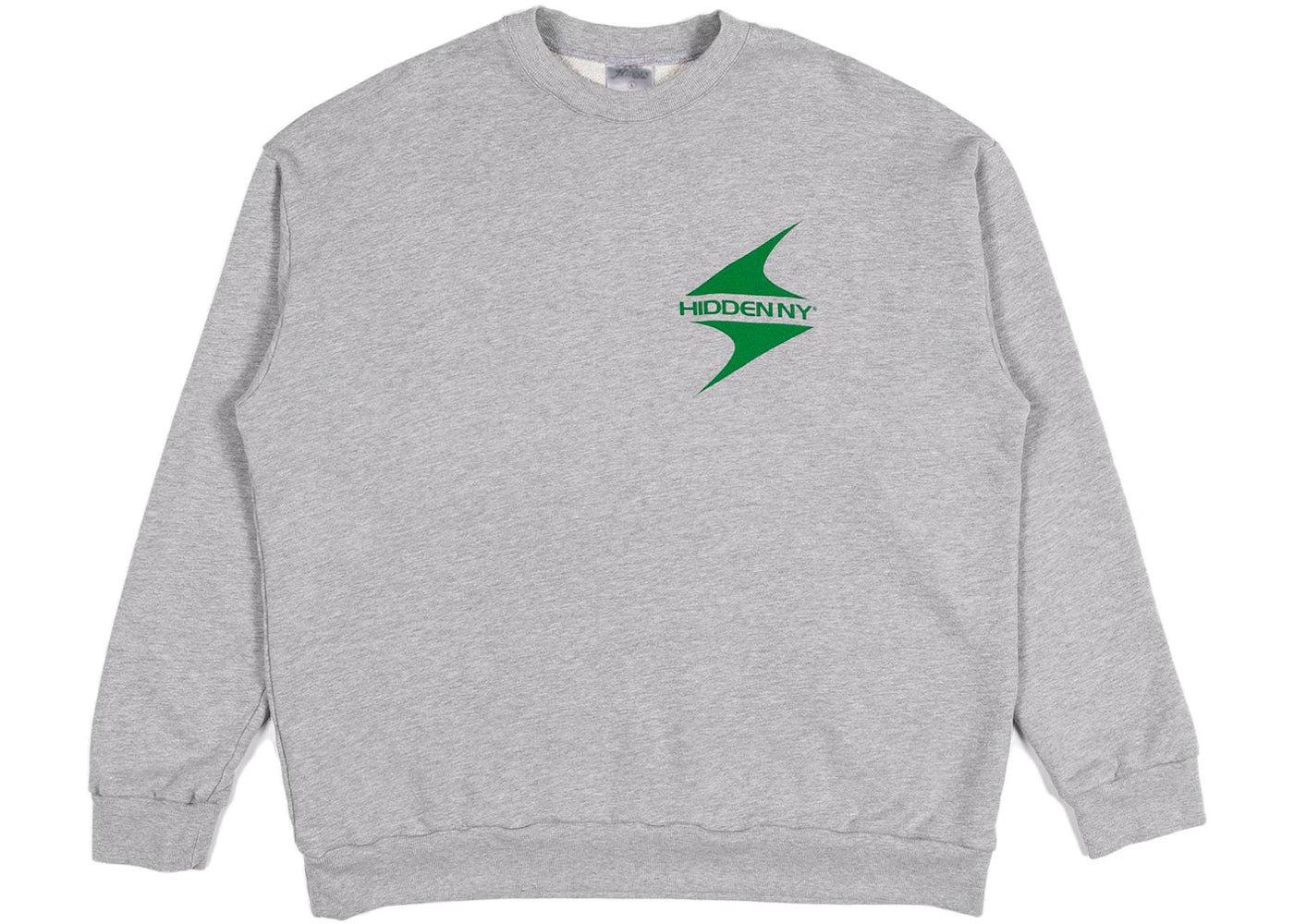 Hidden NY x Star Trak Logo Crewneck Heather Grey