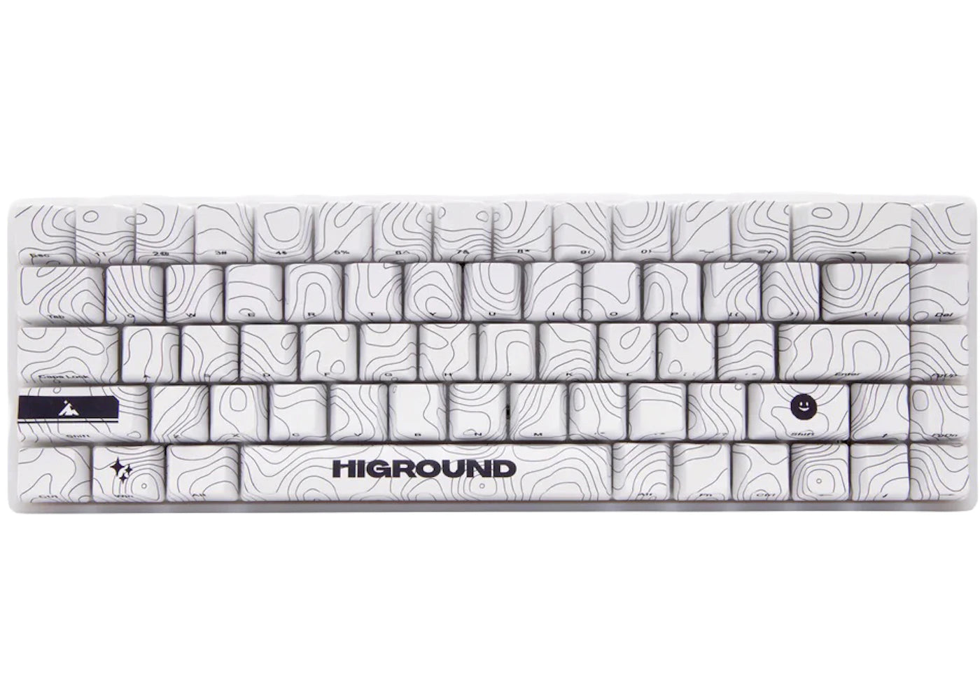 Higround Basecamp Series Snowstone Keyboard Black/White