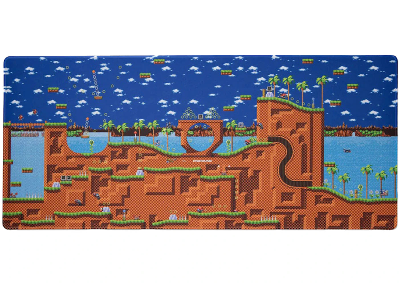 Higround x Sonic the Hedgehog Green Hill Zone Mousepad Blue/Brown