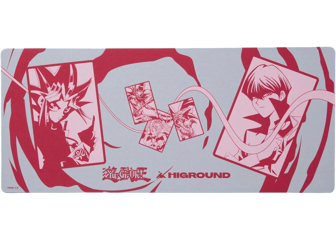 Higround x YuGiOh Yugi Kaiba Mousepad Red/Grey
