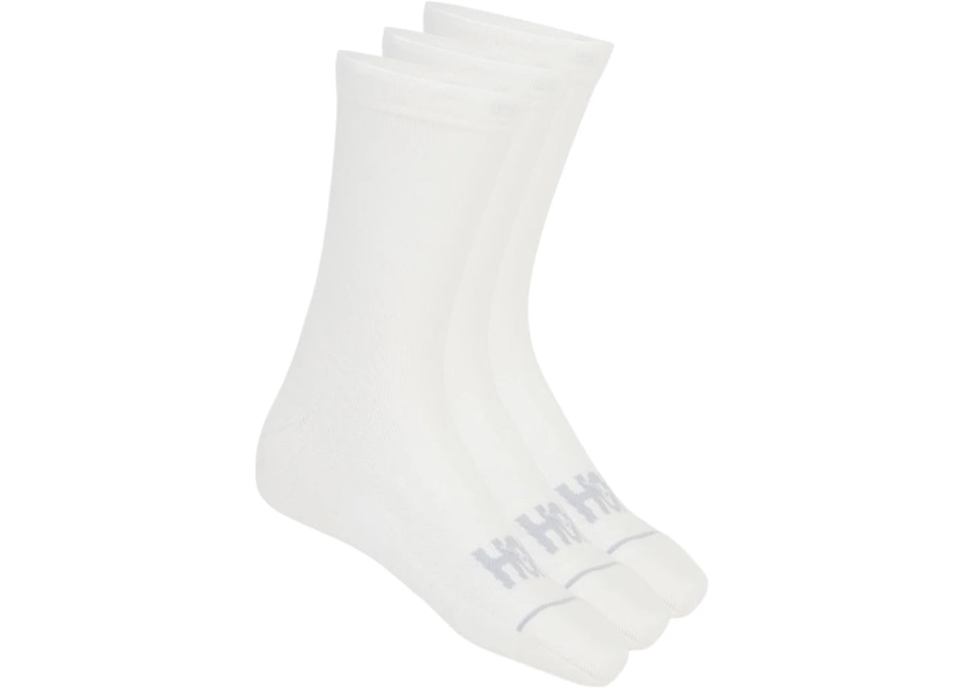 Hoka Crew Run Socks (3 Pack) White