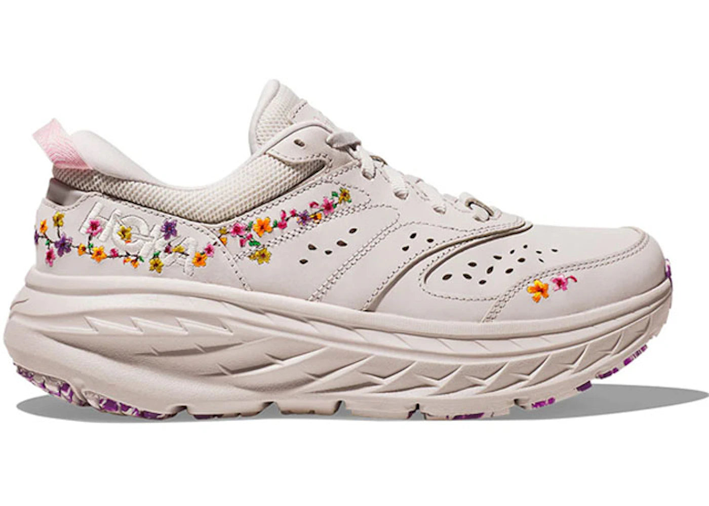 Hoka One One Bondi L Vibrant Bloom – Side Kicks