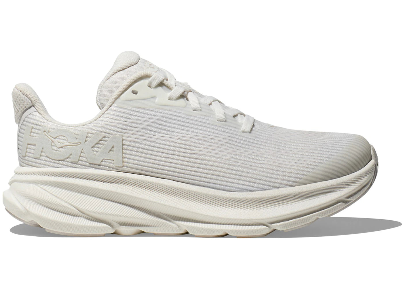 Hoka One One Clifton 9 White Frost (GS)