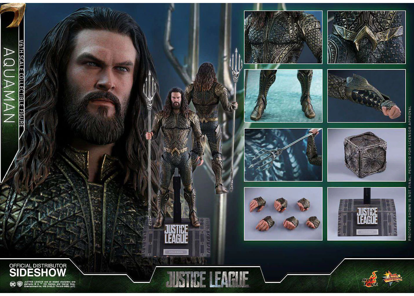 Hot Toys DC Justice League Movie Aquaman Collectible Figure