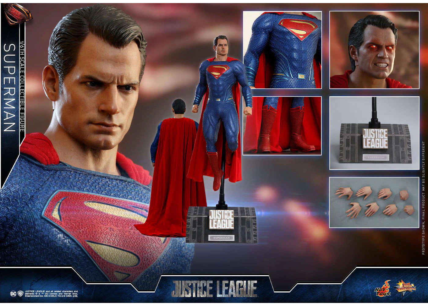 Hot Toys DC Justice League Movie Superman Collectible Figure