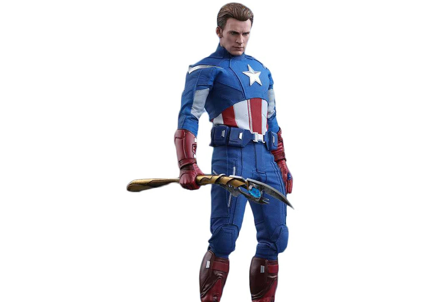 Hot Toys Marvel Avengers Endgame Captain America 2012 Version Collectible Figure
