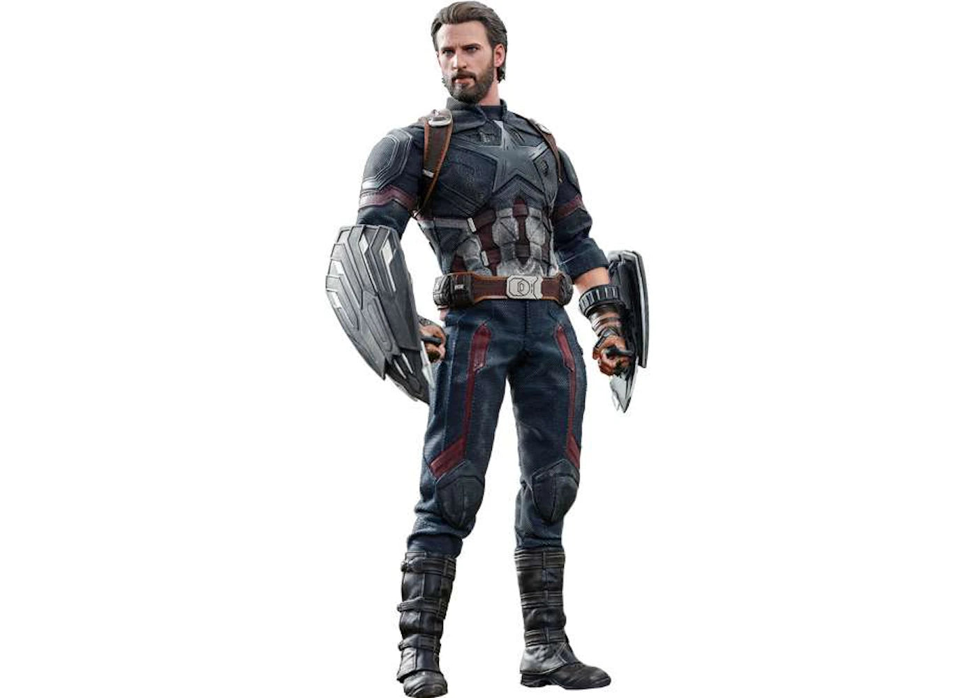 Hot Toys Marvel Movie Masterpiece Captain America Infinity War Collectible Figure