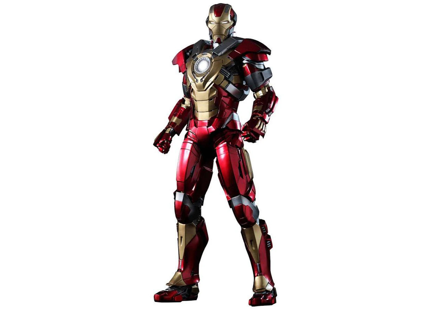 Hot Toys Marvel Movie Masterpiece Iron Man Mark 17 Heartbreaker Collectible Figure