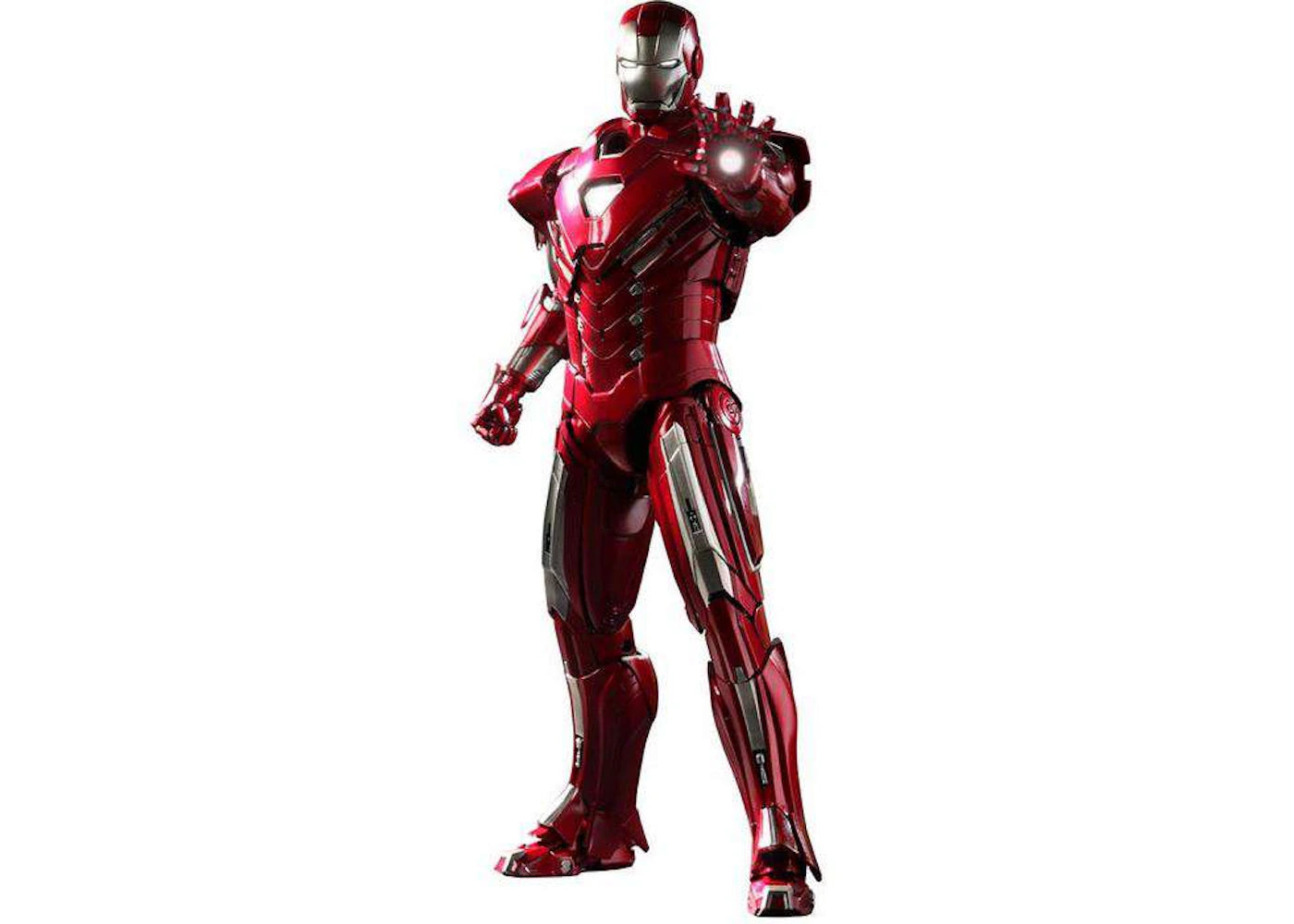 Hot Toys Marvel Movie Masterpiece Iron Man Mark 33 Silver Centurion Collectible Figure