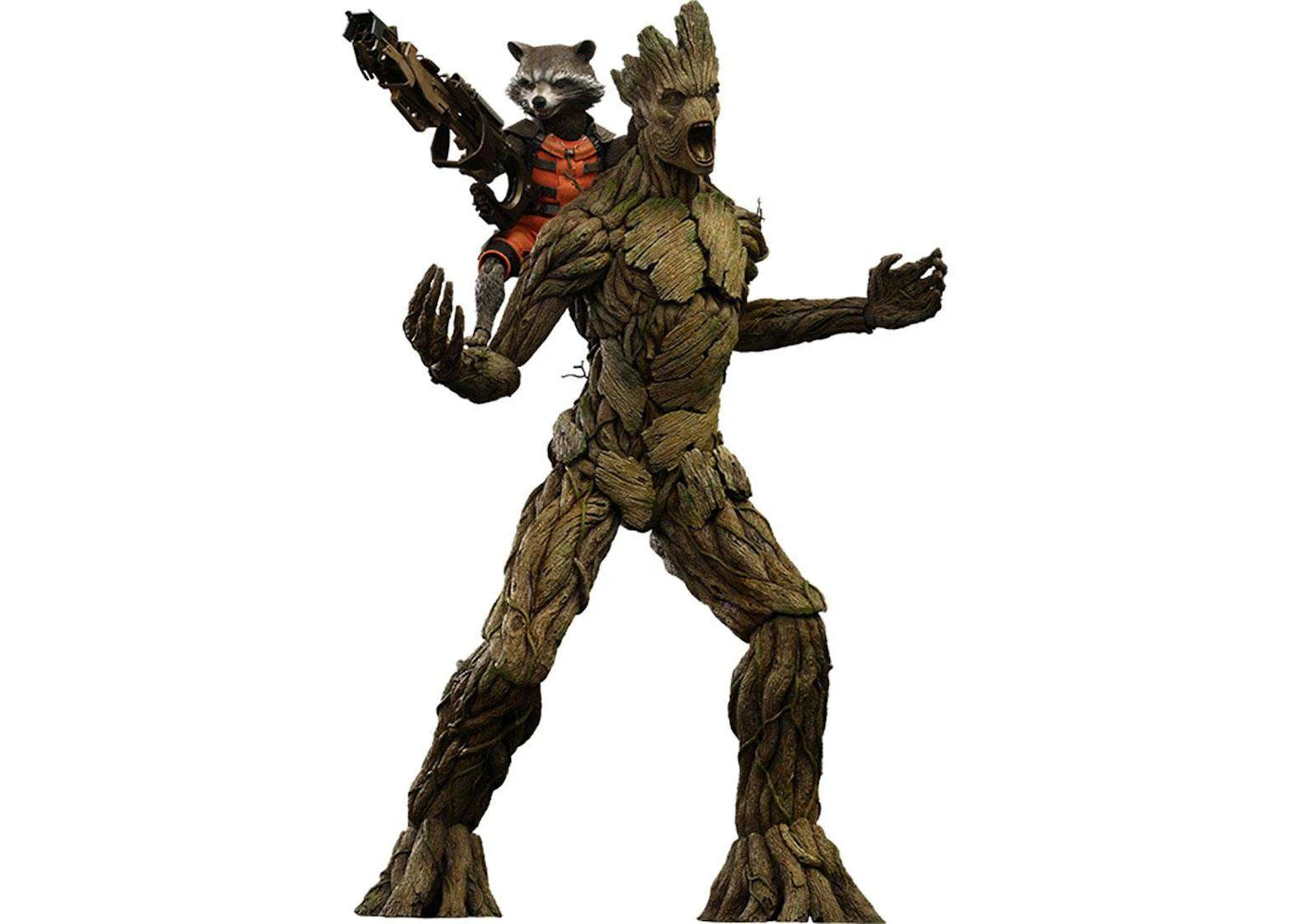 Hot Toys Marvel Movie Masterpiece Rocket & Groot Figure Set – Side Kicks