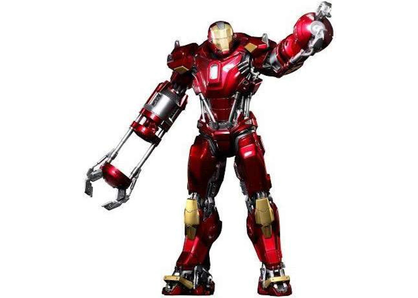 Hot Toys Marvel Power Pose Iron Man Mark 35 Red Snapper Collectible Figure