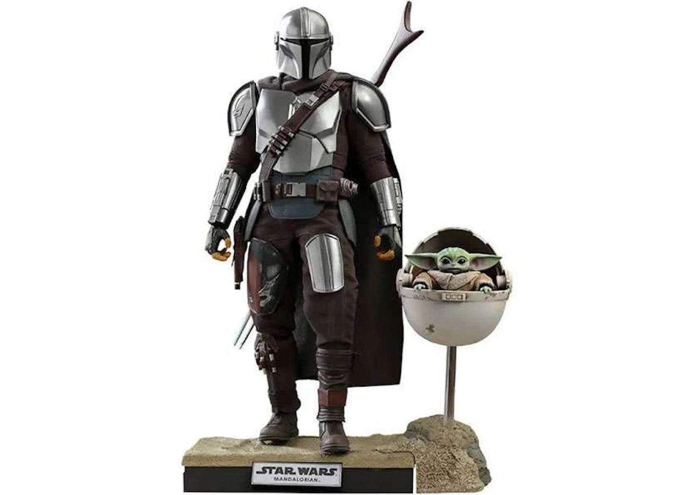 Hot Toys Star Wars The Mandalorian The Mandalorian with The Child Deluxe Version Collectible Figure