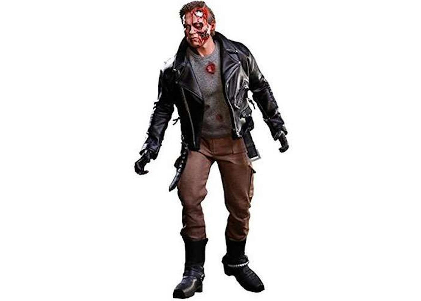 Hot Toys The Terminator T-800 Battle Damaged Version Collectible Figure