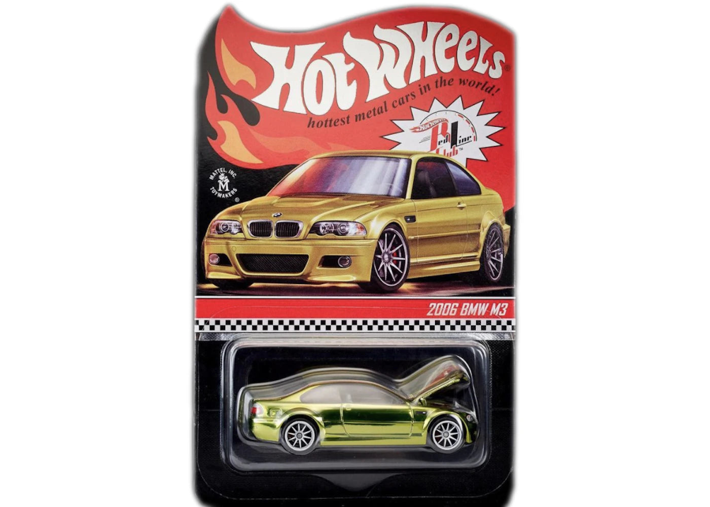 Hot Wheels Red Line Club RLC BMW M3 E46 Phoenix Yellow Metallic
