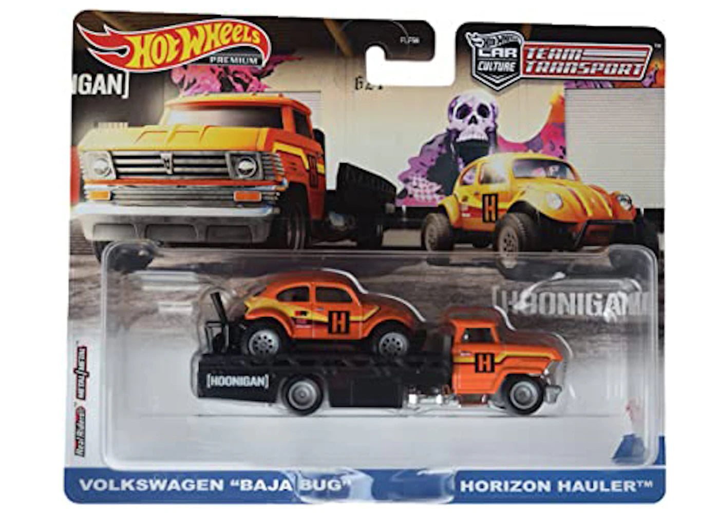 Hot Wheels Car Culture Team Transport Volkswagen Baja Bug & Horizon Hauler 2-Pack