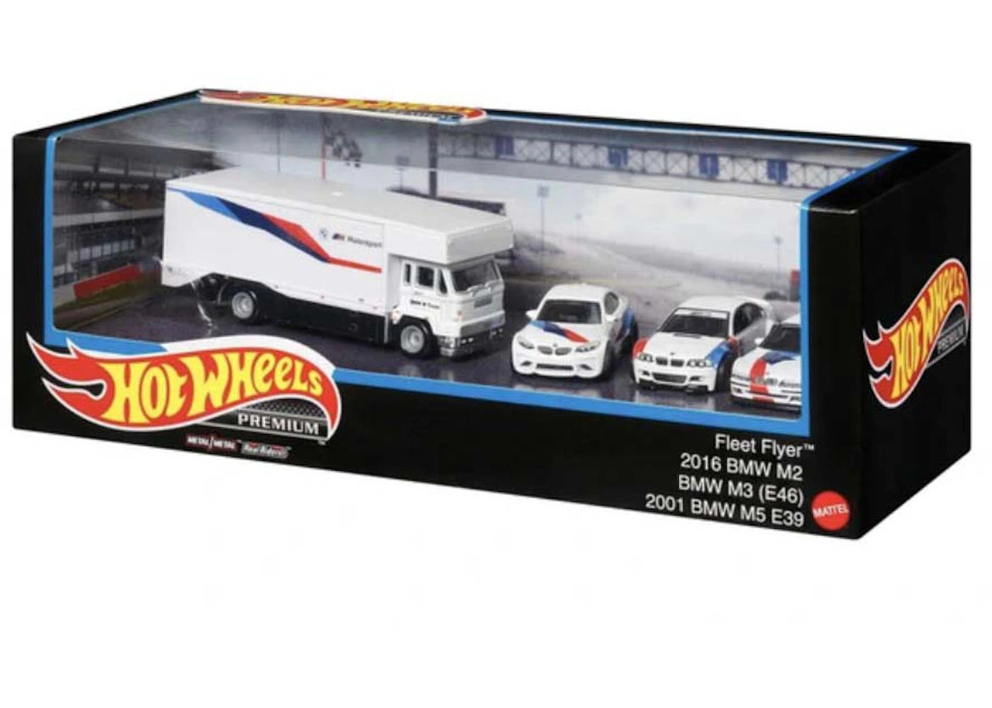 Hot Wheels Premium BMW Display Diecast Collection 4-Pack 1:64