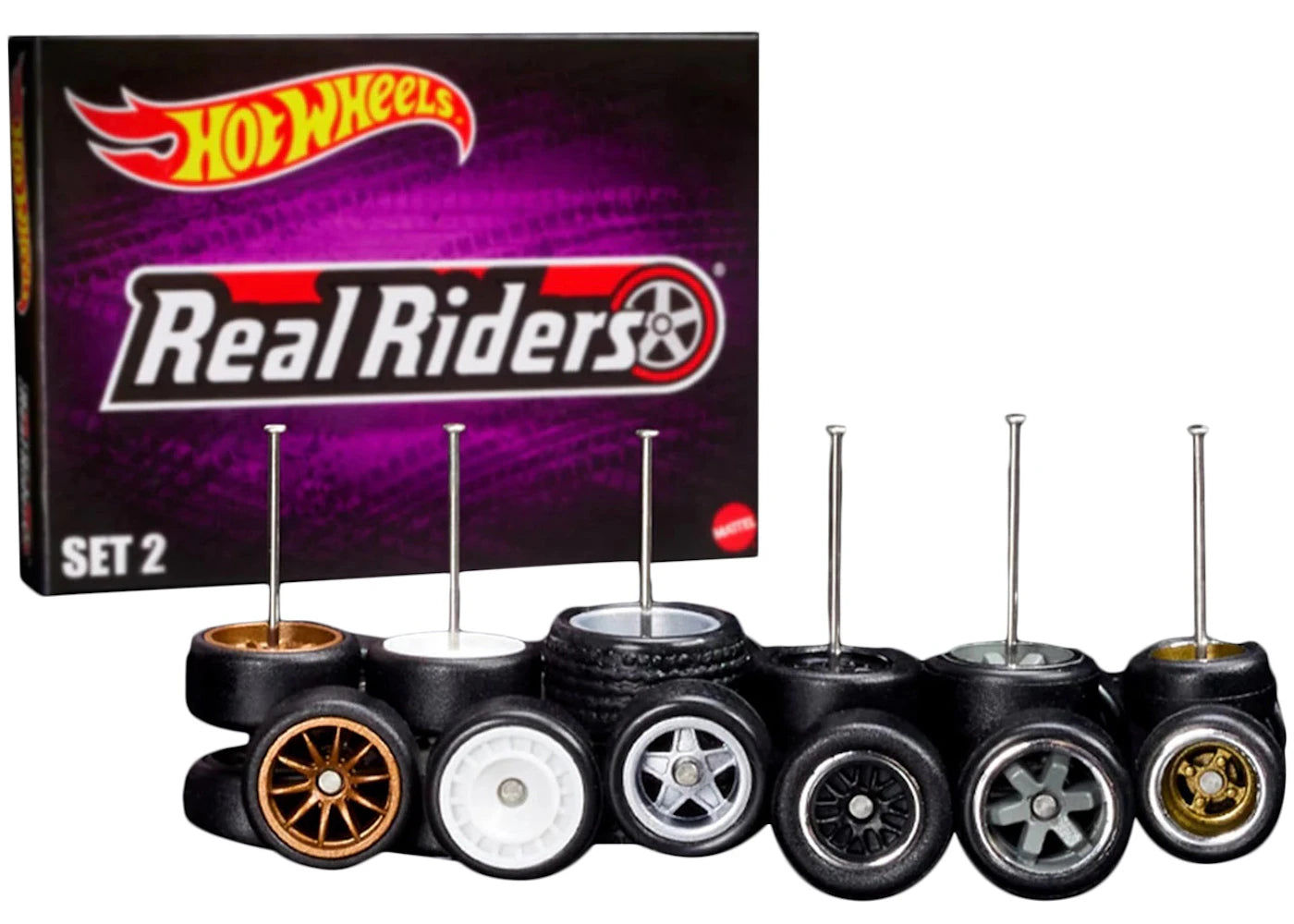 Hot Wheels RLC Exclusive Real Riders Wheel Packs - Set 2