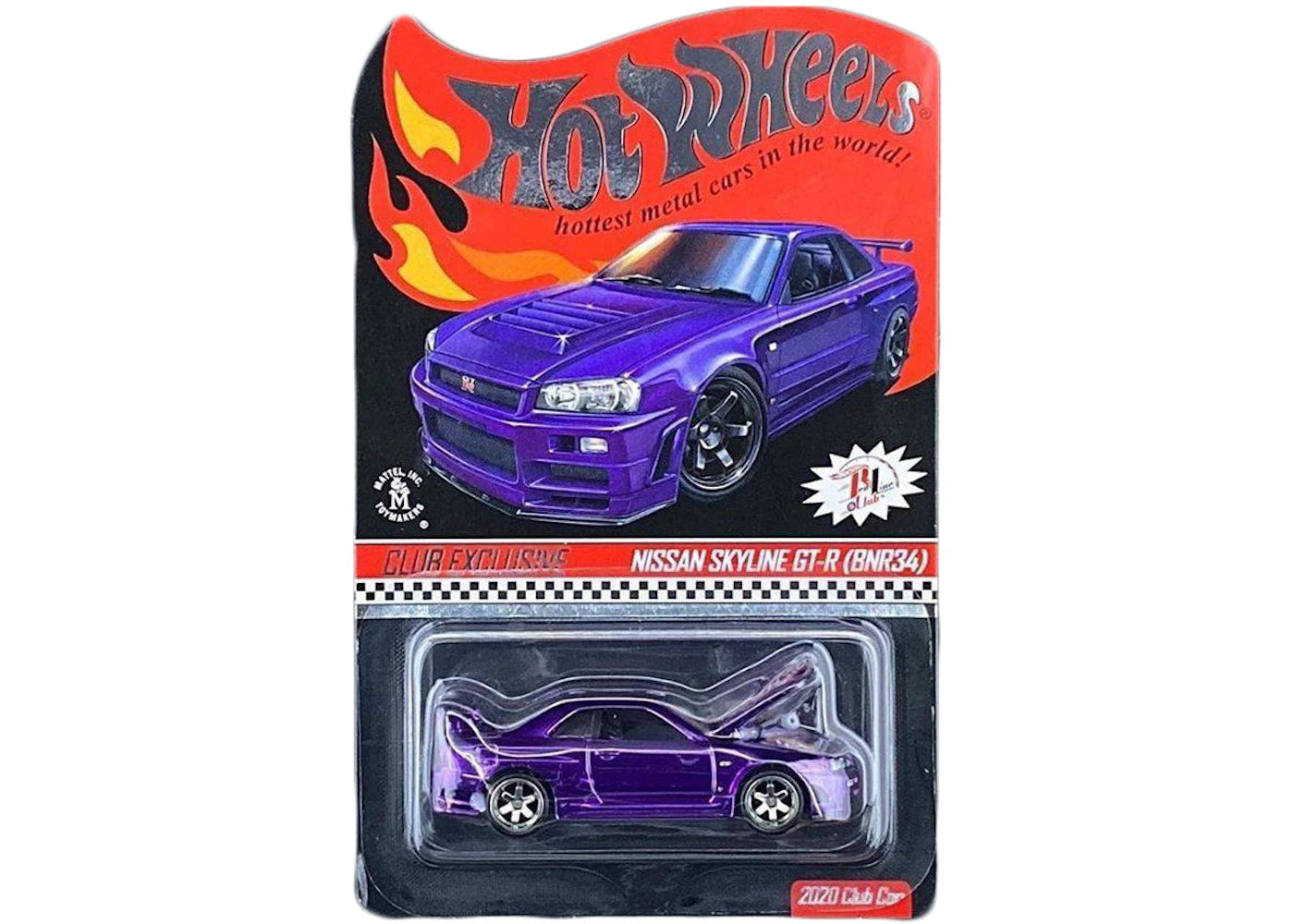 Hot Wheels RLC Nissan Skyline GT-R (R34) Spectraflame Purple