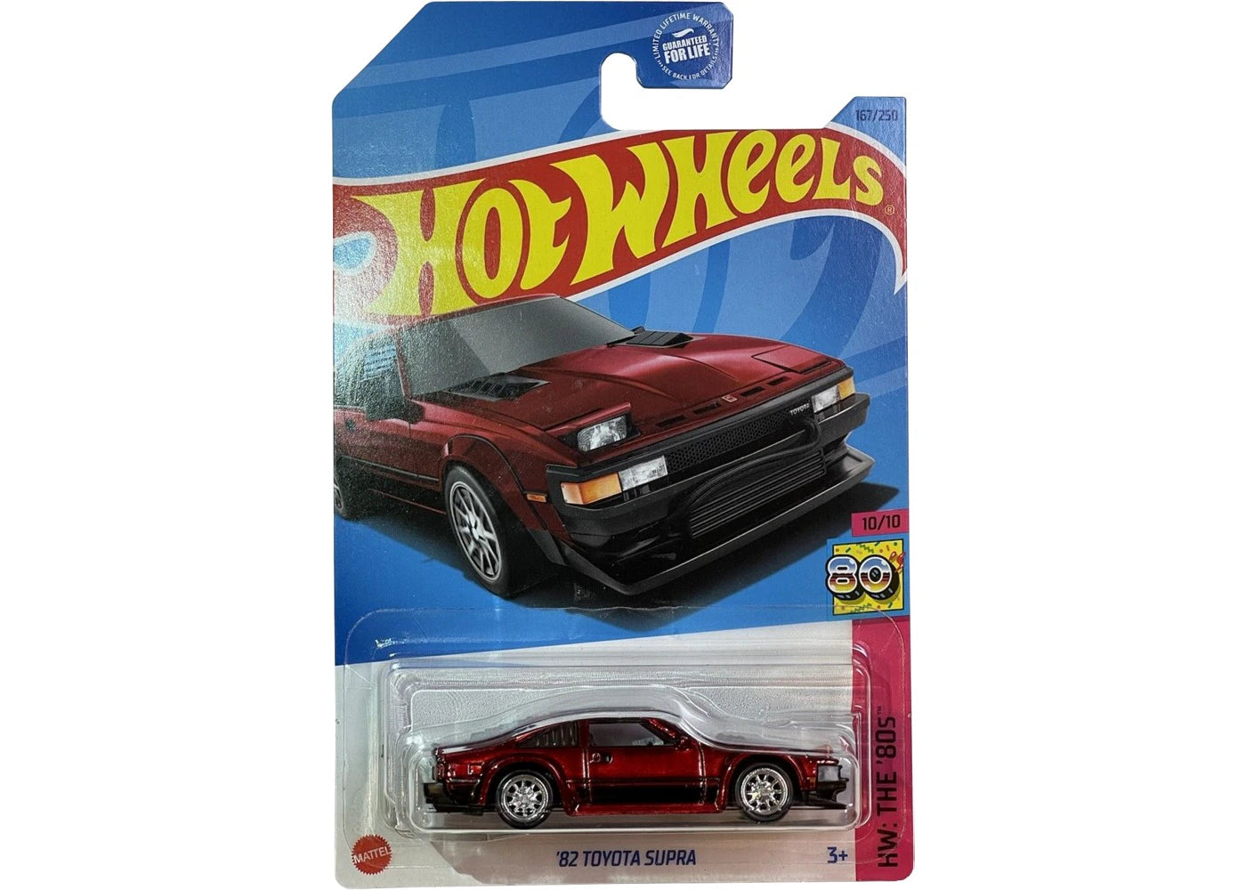 Hot Wheels Super Treasure Hunt 2023 82 Toyota Supra Red