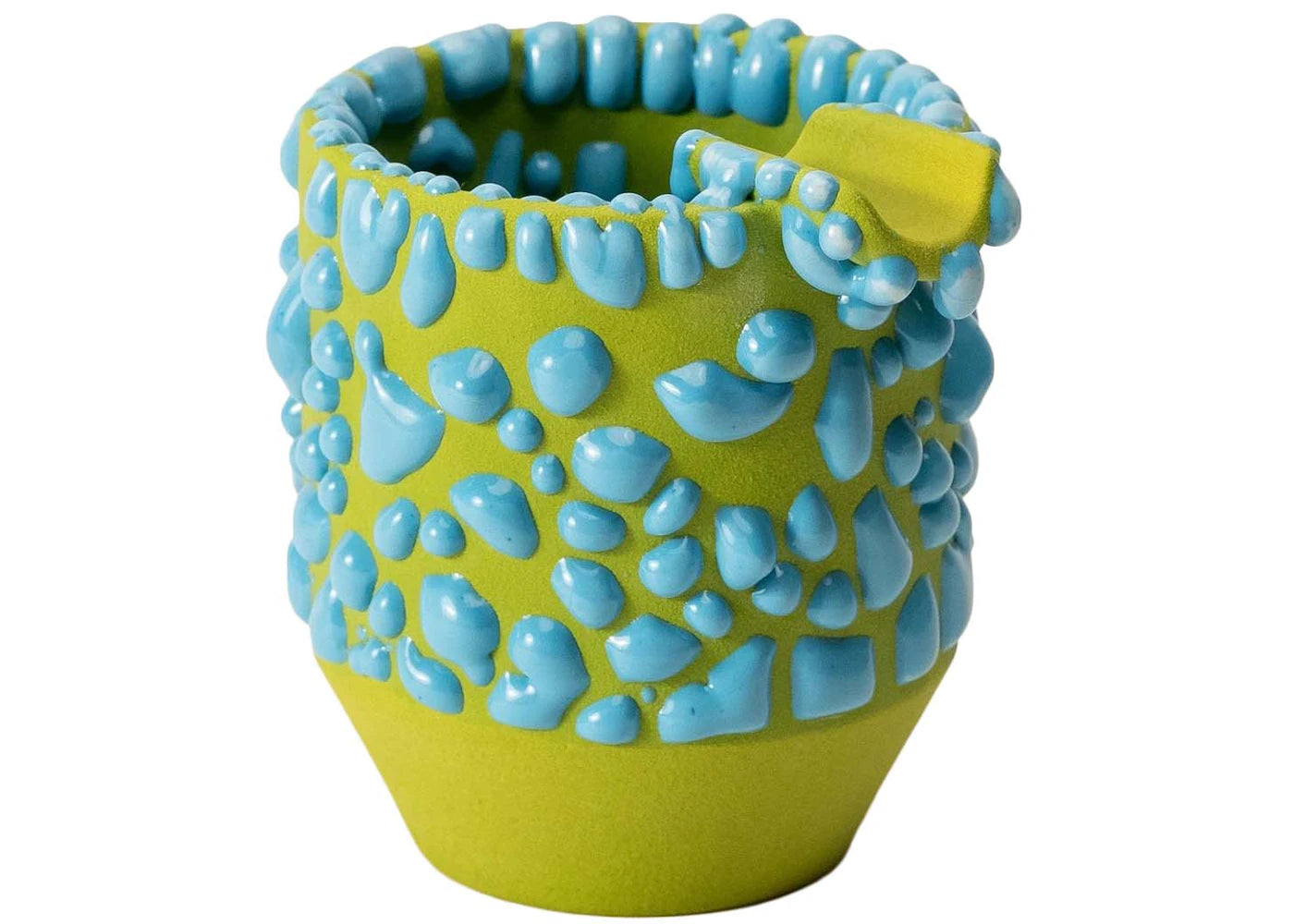 Houseplant Gloopy Ashtray (Edition of 325) Chartreuse/Blue