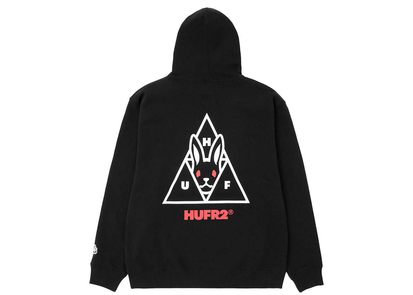 HUF x FR2 Hoodie Black